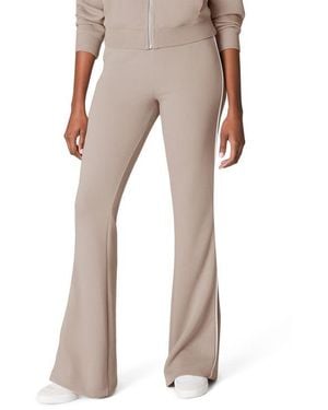 Spanx Airessentials Pique Flare Leg Pants - Natural
