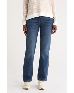 Lucky Brand Zoe High Waist Straight Leg Jeans - Blue