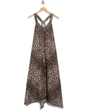 AllSaints Lil Cotton Racerback Dress - Brown