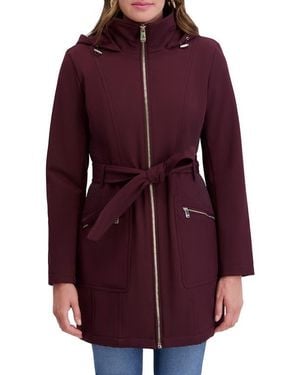 Kensie Hooded Softshell Jacket - Red