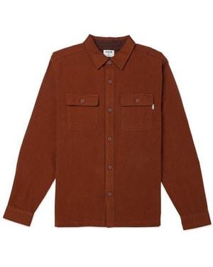 Hurley Santa Cruz Heavyweight Cotton Flannel Shirt - Brown