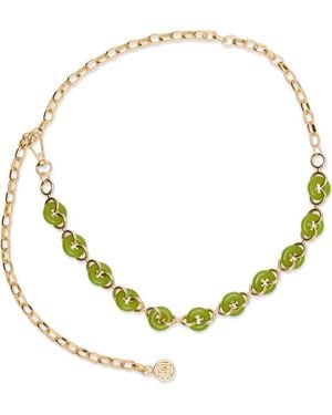 Steve Madden Resin Chain Belt - Metallic