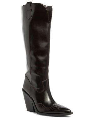 Abound Zahra Western Knee High Boot - Black