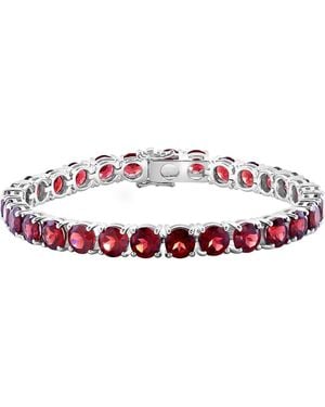 Effy Sterling Garnet Tennis Bracelet - Red