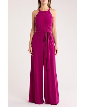 Vince Camuto Ring Wide Leg Jumpsuit - Purple