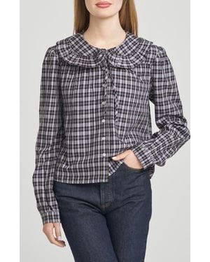Wayf Dorothy Collared Shirt - Gray