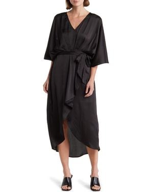 Wishlist Faux Wrap Dress - Black