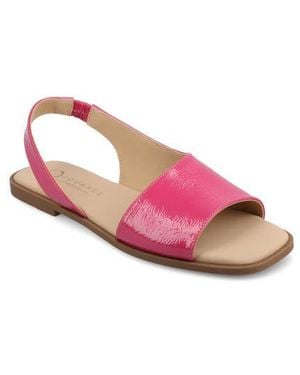 Journee Collection Brinsley Slingback Sandal - Pink