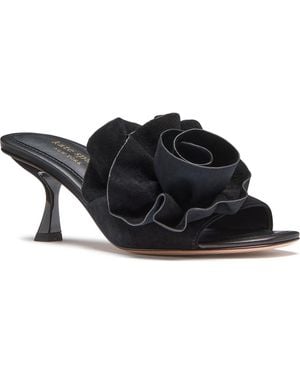 Kate Spade Flourish Flower Accent Sandal - Black