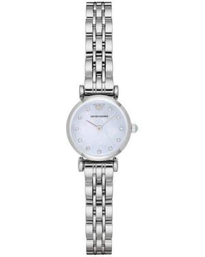 Emporio Armani Mother-Of-Pearl Bracelet Watch, 22Mm - Metallic