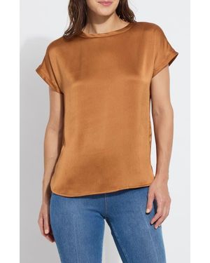 Lyssé Miri Cap Sleeve Top - Blue