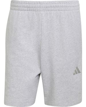 adidas Fleece Training Shorts - Gray
