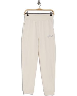 BOSS Embellished Logo Sweatpants - Natural