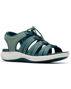 Clarks Mira Mabel Fisherman Sandal - Green