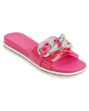 KARL LAGERFELD Jazelle Slide Sandal - Pink