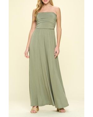 WEST K Ei Strapless Dress - Green