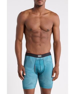 Saxx Underwear Co. Multisport Mesh Boxer Briefs - Black