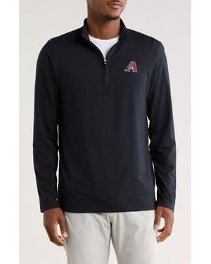 Travis Mathew The Heater Arizona Diamondbacks Quarter Zip Pullover - Black