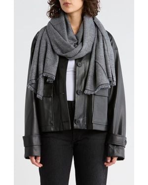 Ted Baker Houndstooth Scarf - Black