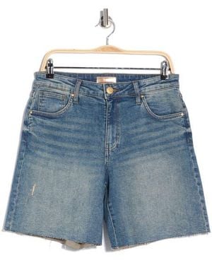 Kut From The Kloth Hailey High Rise Cutoff Shorts - Blue