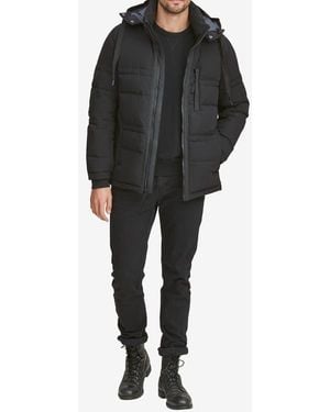 Andrew Marc Huxley Removable Hood Jacket - Black