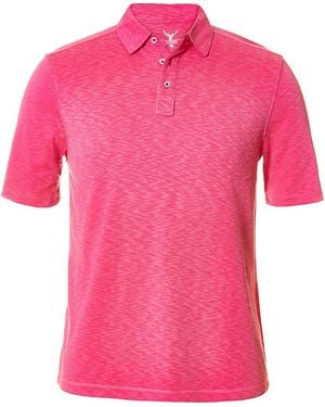 Nicoby Polynosic Short Sleeve Polo - Pink