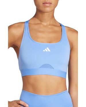 adidas Primeliftreact Aeroready Sports Bra - Blue