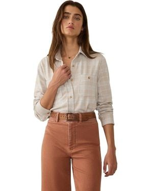 Faherty Legend Plaid Shirt - Brown