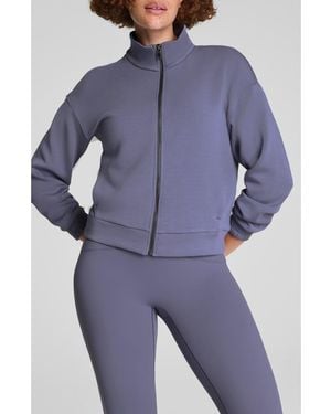 Spanx Brushed Airessentials Jacket - Purple
