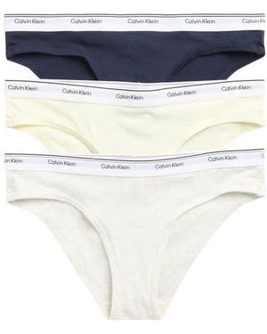 Calvin Klein 3-Pack Balance Bikinis - Blue