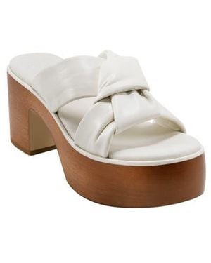 PURE Donna Karan Adalee Platform Sandal - White