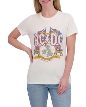 Lucky Brand Ac/Dc Graphic T-Shirt - Gray