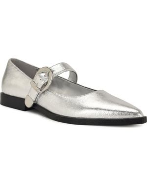 Nine West Katrel Mary Jane Flat - White