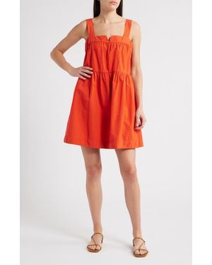 Nation Ltd Claribel Babydoll Dress - Red