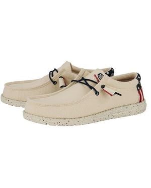 HEYDUDE Wally Americana Slip-On - White