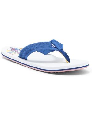 Izod Dog Americana Flip Flop - Blue