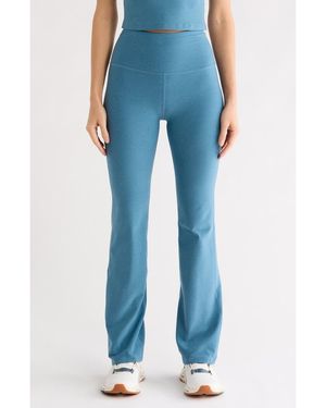 Beyond Yoga Practice Space Dye High Waist Pants - Blue