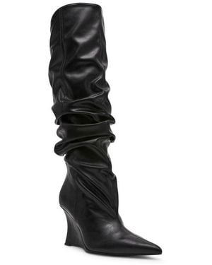 Steve Madden Distortion Knee High Boot - Black