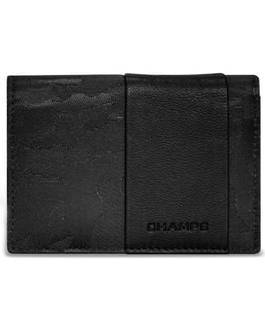 CHAMPS Camo Card Case - Black