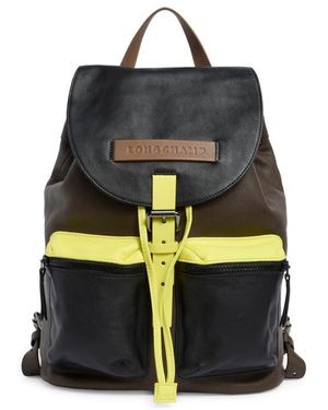 Longchamp 3D Colorblock Backpack in Black | Lyst display picture 1