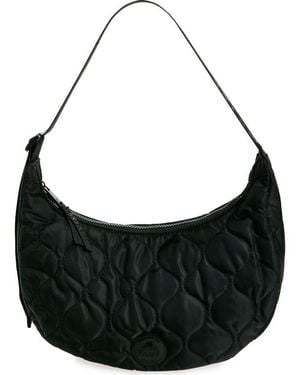 Pajar Quilted Hobo Tote Bag - Black