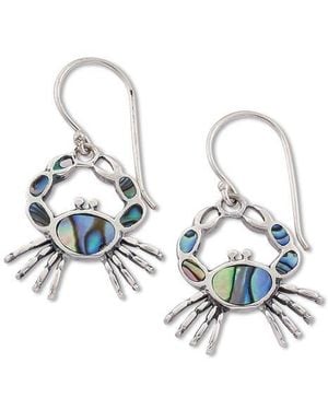 Samuel B. Sterling Mother Of Pearl Crab Earrings - Metallic