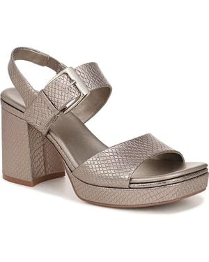 27 EDIT Naturalizer Phillipa Block Heel Sandal - Gray