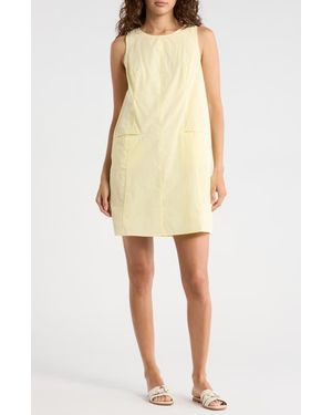Parker Sleeveless A-Line Minidress - Natural
