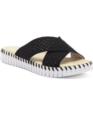 Ilse Jacobsen Tulip Slide Sandal - Metallic