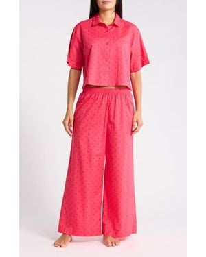 Abound Lightweight Cotton Pajamas - Pink