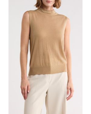 Vince Sleeveless Wool Sweater - Blue