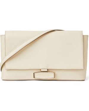 Bruno Magli Stella Leather Crossbody Bag - Natural