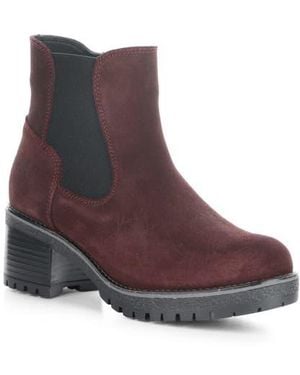 Bos. & Co. Mercy Waterproof Zip Bootie - Purple