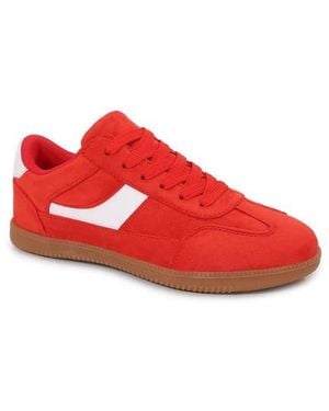 BERNESS Lily Gum Sole Sneaker - Red